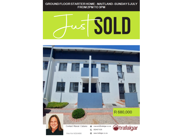 <!--[if BLOCK]><![endif]--> ground floor Mountain View Villas Royal Road, Maitland, Cape Town <!--[if ENDBLOCK]><![endif]-->